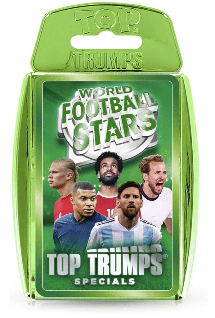 Top  Football Gifts Under £20
Top Trumps World Football Stars
